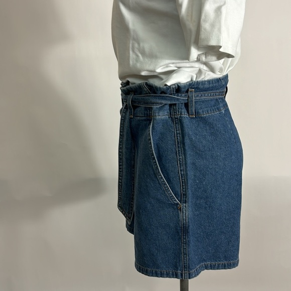 OVERLOVER Denim Tie Waist Jean Shorts M - Picture 4 of 13